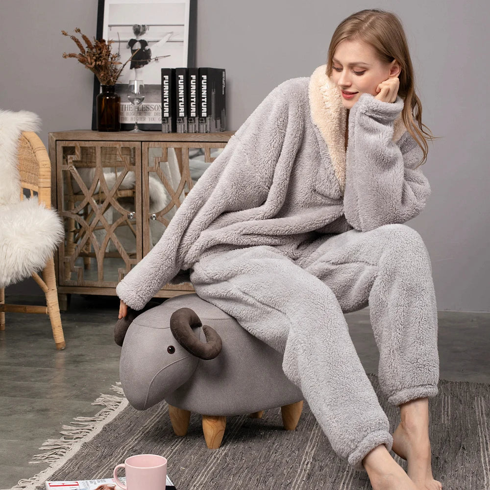 Ensemble Pyjama Polaire à Capuche | WARMHOODIE™